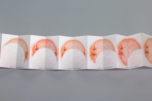 staring at our sun (embossed moon edition), 2015